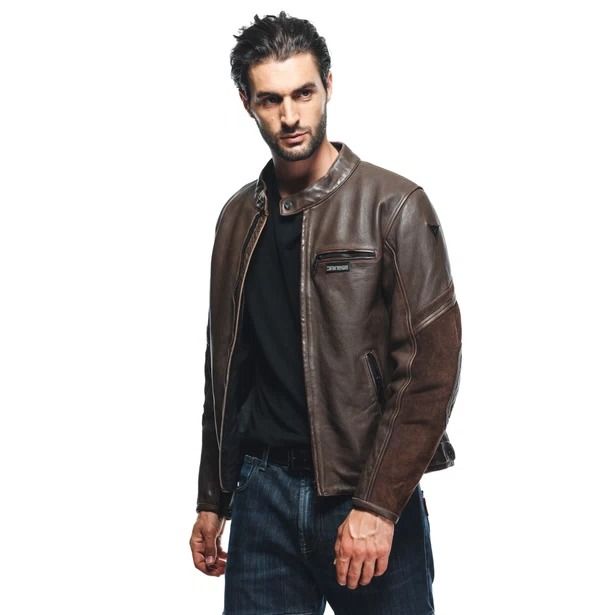 Dainese Merak Leather Jacket Tobacco : Delivery in 5 days